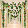 77PCS Tropical Jungle Decor Kit for Luau, Safari & Baby Shower by Unknown