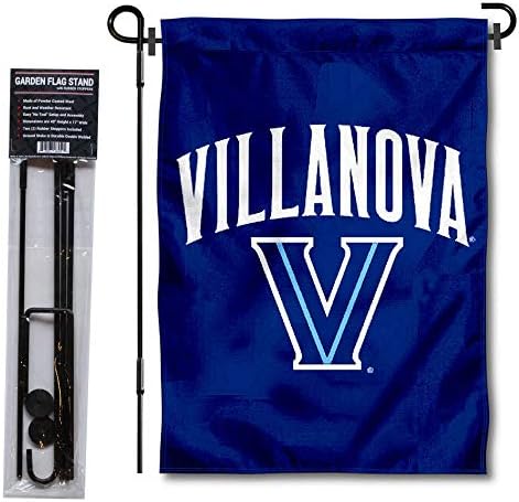 Villanova Wildcats Garden Flag with Stand Holder by CollegeFlagsandBannersCompany