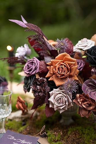Ling's moment Artificial Wedding Fall Flowers Deluxe Combo, Hollween Decor - Image 3