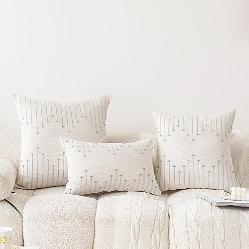 LILEPOY Boho Throw Pillow Covers 20x20 Farmhouse Decorative Pillow case - Image 2