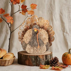 winemana Sisal Turkey Figurine – Thanksgiving Table Decorations Indoor - Image 4