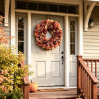 DN DECONATION Fall Wreath for Home Front Door Decor, Decorations for Wall - Image 3