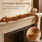 6 FT Eucalyptus Fall Garland - Image 2