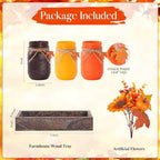 Fall Thanksgiving Table Decor, Farmhouse Centerpieces for Tables - Image 2