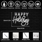 Horseneon Happy Holidays Neon Sign Christmas Neon Sign for Holiday Gifts - Image 2