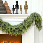 Waydress 1 Pcs 6 ft Christmas Artificial Cedar Garland Realistic - Image 4