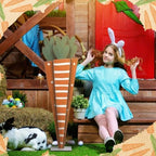Yerliker 39 Inch Easter Wooden Porch Sign Wooden Carrot Standing Sign Decoration Easter Outdoor Decor Carrot Shape Decor for Porch, Yard, Front Door, Garden, Patio, Outdoor - Image 5