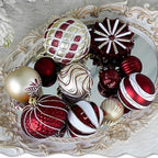 Christmas Tree Ornaments Balls Set, 48 Pcs Shatterproof Plastic Xmas Tree Decorative Baubles Hanging Ornaments for Holiday Wedding Party Home Decoration, Lake Blue - Image 5