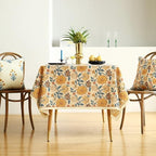 ISAENNE Designer Vintage Rectangular Printed Tablecloth,102"x63" - Image 3