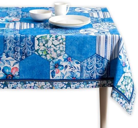 Maison d' Hermine Table Cloth Rectangle Table Reusable 100% Cotton 70"x108" by MaisondHermine