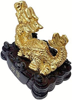 Betterdecor Gold Color Feng Shui 12 Chinese Zodiac Animal Statue Figurine Home Office Decoration and Gift for New Year Holidays and Birthday (Zodiac Dragon) - Image 3