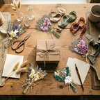 12/24PCS Handmade Dried Flower Bouquet with Stems Natural Dried Wildflowers 7.5 Inch Mini Dry Flowers for Vase Farmhouse Decor, Wedding Styling, Photography Props, Gift DIY(24pcs, Lavender) - Image 4