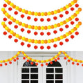 Riceshoot 3 Pcs Marigold Garland 4.6 ft for Day of The Dead Decor, Mixed by Zuqqaaoor