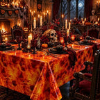 Tegeme 100Ft x 54 in Fire Flames Tablecloth Roll Firefighter Wall Backdrop - Image 4