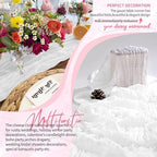 30 Pack Cheesecloth Table Runner 10FT White Table Runner Boho Gauze Cheese Cloth Table Runners Long Rustic Sheer Table Decorations for Wedding Party Baby Bridal Shower Birthday Holiday Home - Image 6