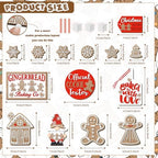 14 Pcs Halloween Tiered Tray Decor Set, Gnome Wood Table Signs (Elegant Style) - Image 3