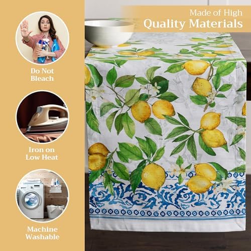 Maison d' Hermine Table Runner 100% Cotton 14.50" x 108" (Single Layer) - Image 3