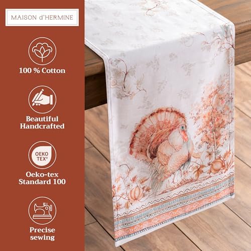Maison d' Hermine Table Runner 100% Cotton 14.50" x 72" (Double Layer) - Image 2