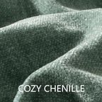 Chenille Throw Blanket for Couch 60" x 80" Twin, Sage Green - Image 6