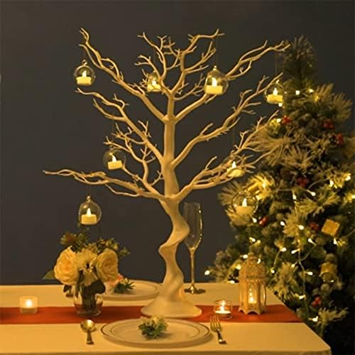 Tree Centerpieces for Weddings 30in - Decorative Ornament Display Tree for Tables, Tree Branches for Decoration, White Artificial Manzanita Tree Centerpiece for Christmas Birthday Party Decor - Image 4