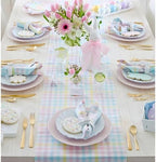 Solino Home 100% Pure Linen Table Runner Gingham, Gingham Check 14 x 90 in - Image 3