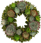 Northlight Wooden Mini Flowers Artificial Spring Wreath - 14" - Image 3
