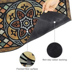 CHICHIC Welcome Door Mat 24 x 36 Inch Front Doormat Outdoors for Home Entrance Outdoors Mat for Outside Entry Way Doormat Entry Rugs, Heavy Duty Non Slip Rubber Back Low Profile, Petal - Image 4
