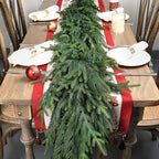 Artgar 12Ft (2 * 6ft) Christmas Pine Garland, 2 Pcs Real Touch Pine Garland by ArtgarArtificialPlantDecorations