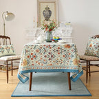 ISAENNE Designer Elegant Rectangular Printed Tablecloth,94"x63" - Image 3
