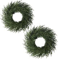 26" Christmas Norfolk Pine Wreath for Front Door (2, Wreath) by FLAGLY