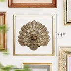 Animal Heads Wall Decor ( Includes Metal Frame) Christmas Indoor Decor Resin Animals Sculptures Head Wall Hanging Thanksgiving Decoration Gold vintage Wall Sculpture for Living Room Bedroom Office(Turkey) - Image 3