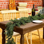 Yinder 15 ft Artificial Cedar Christmas Garland, Extra Long Faux Pine Cypress Vine Garland for Mantel Staircase Doorway Table Centerpiece Indoor Outdoor Holiday Party Decoration(180 Inch) - Image 4