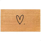 THEODORE MAGNUS Door Mat - Welcome Mat for Front Door with Non-Slip Backing - Durable Coir Doormat - Perfect for Outside Entrance and Entryway Matt - Outdoor/Indoor - Sweet Heart - 17" x 30" by TheodoreMagnus