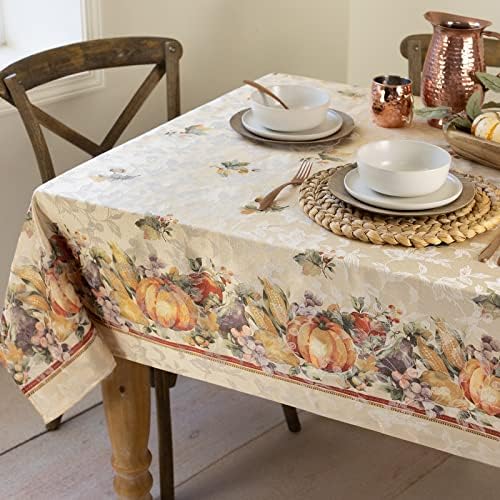 Benson Mills Jubilee Jacquard Tablecloth (60" x 120" Rectangular) - Image 2