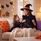 Tiamon 4 Pcs Halloween Throw Pillow Covers 18 x 18 Inch Pillow Cases - Image 4