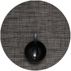 Chilewich Basketweave Placemats, Woven Round Placemats Set of 4 by Chilewich