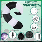 VIHOSE 4.69 ft Halloween Worm Inflatable with LED Lights - Image 4