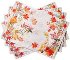Maison d' Hermine Placemats Set of 4 Reusable 100% Cotton (13"x19") by MaisondHermine
