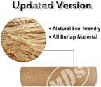 MDS 20 PCS 100% Natural Burlap Table Runners 12" x 108" with Lace, Rustic Farmhouse Country Vintage Boho Jute Runner for Wedding Reception Birthday Party Home Kitchen Dining Coffee Table Decoration - Image 7