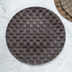 Restaurantware Round Brown Dark Placemat, 15 in, 6 Pack - Image 4