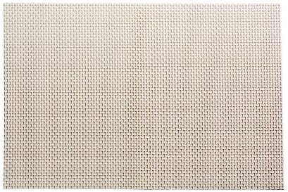 Restaurantware White Pearl Vinyl Woven Placemat, 6 Pack - Image 2