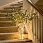 Hairui Lighted Olive Branches with Timer 24IN 72LED Battery Operated, Artificial Greenery Olive Tree Branch with Fairy Lights for Wedding Christmas Home Indoor Outdoor Decoration - Image 7