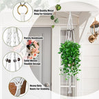 Hoteam 12 Pcs Macrame Plant Hangers Macrame Hanging Planters for Indoor Plants Handmade Boho Hanging Baskets Flower Pots Holder for Outdoor Home Wall Decor - Image 3