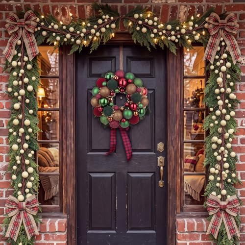 Thiccywoov 12 ft Christmas Wooden Beads Garland, Vintage Xmas Wood Tone - Image 6