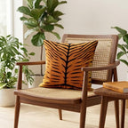 TOMWISH Tiger Stripe Texture Print Throw Pillow Covers 24x24 in Set of 2 - Image 3