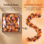 Ghrdopy 6Ft Fall Garland with 30 Lights & Timer Mantle Decor - Image 4
