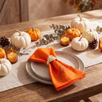 12 Pcs Thanksgiving Fall Napkins Bulk 100% Cotton, 18" x 18" - Image 4