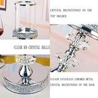 Pillar Candle Holders, Candle Holders for Pillar Candle, Crystal Candlesticks Holder for Home Decor, Wedding, Events, Coffee Dining Table CH048MD - Image 2