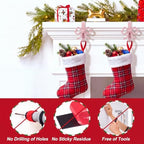 6 Pcs Pink Bow Stocking Hangers for Mantle - Image 5