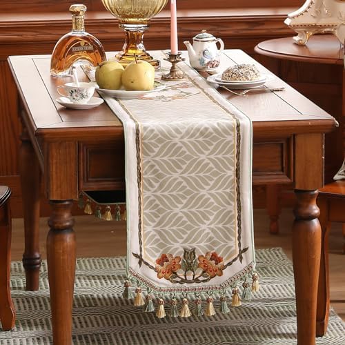 Patdrea Designer Elegant French Velvet Table Runner,12"X87"-Santiago C - Image 5